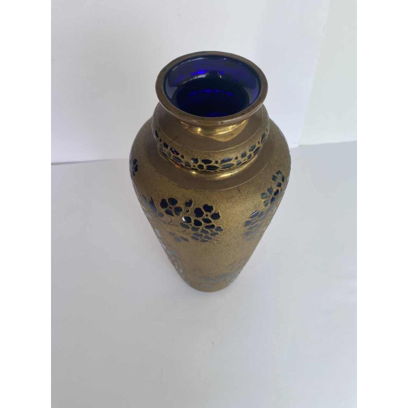 Val-Saint-Lambert, vase Art Nouveau "Hortensia" en galvanoplastie, ca 1922