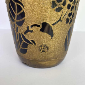 Val-Saint-Lambert, vase Art Nouveau "Hortensia" en galvanoplastie, ca 1922