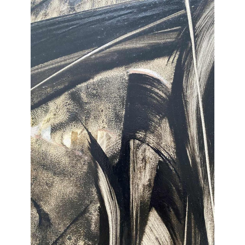 Jacques Zimmermann "L'invitation suspendue" huiles sur toile