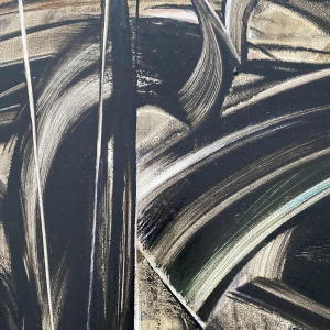 Jacques Zimmermann L'invitation suspendue oil on canvas