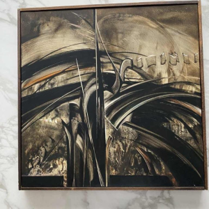 Jacques Zimmermann L'invitation suspendue olieverf op doek