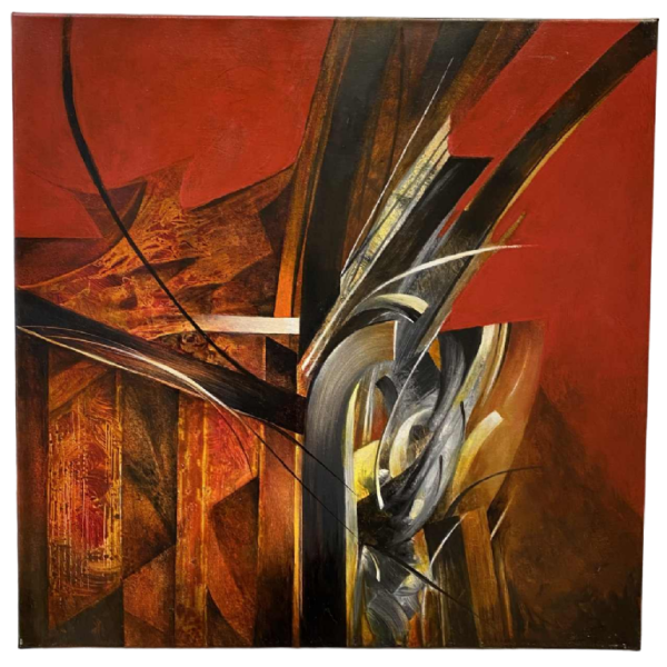 Jacques Zimmermann 'L'imposture des Apparences' huile sur toile, 2012