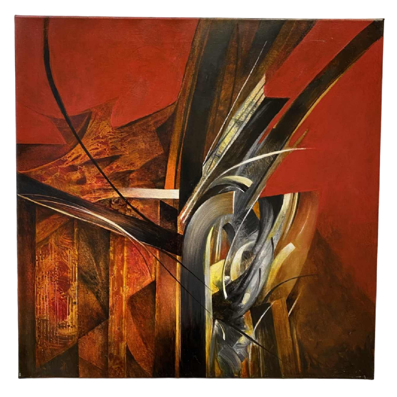 JJacques Zimmermann 'L'imposture des Apparences' olieverf op doek, 2012