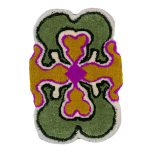 Little Wing, Black Blue, Tufting, 2024