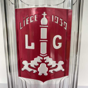 Val Saint Lambert, vase commemorating the Water Exhibition in Liège in 1939