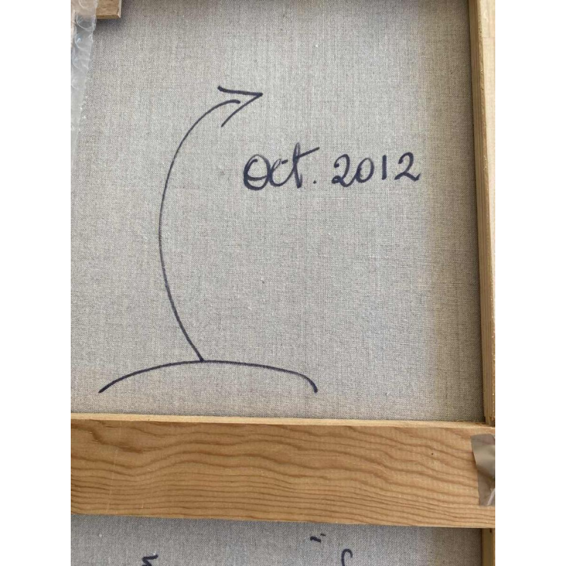 Jacques Zimmermann 'L'imposture des Apparences' huile sur toile, 2012