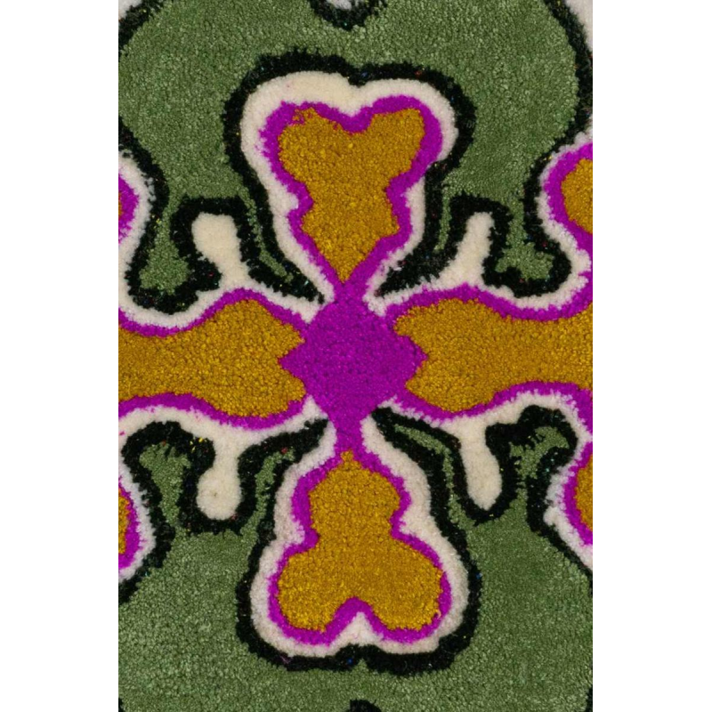 Little Wing, Black Blue, Tufting, 2024