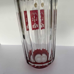 Val Saint Lambert, vase commémoratif de l'Exposition de l'Eau à Liège en 1939