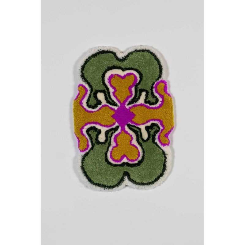 Little Wing, Black Blue, Tufting, 2024