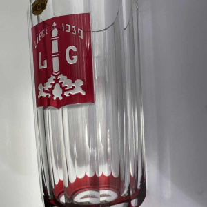 Val Saint Lambert, vase commémoratif de l'Exposition de l'Eau à Liège en 1939