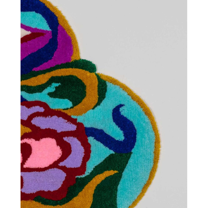 The inner light, Bleu Noir, Tufting, 2024