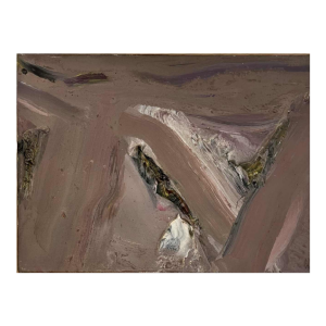 Olivier DEBRÉ, tableau abstrait, huile sur toile, 1971