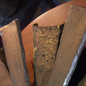 Gande sculpture murale Soleil, Lampe en résine & polyester, style Brutaliste 1970