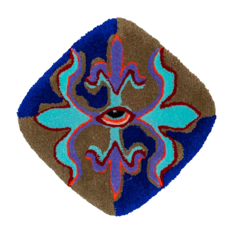 Tomorrow never knows, Bleu Noir, Tufting, 2024