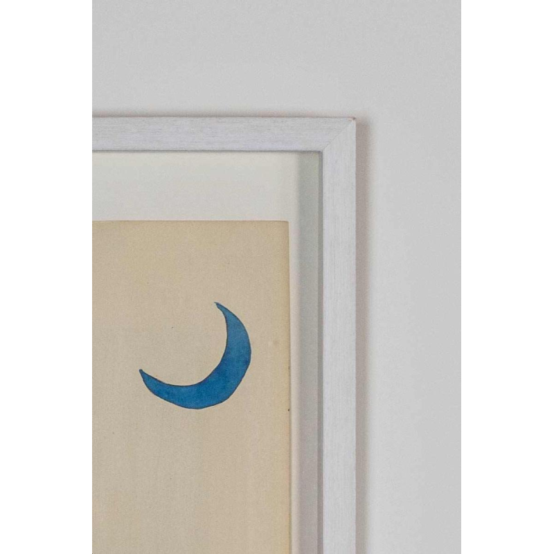 Bilal in de blauwe maan, Bilal Bahir, gemengde techniek, 2019