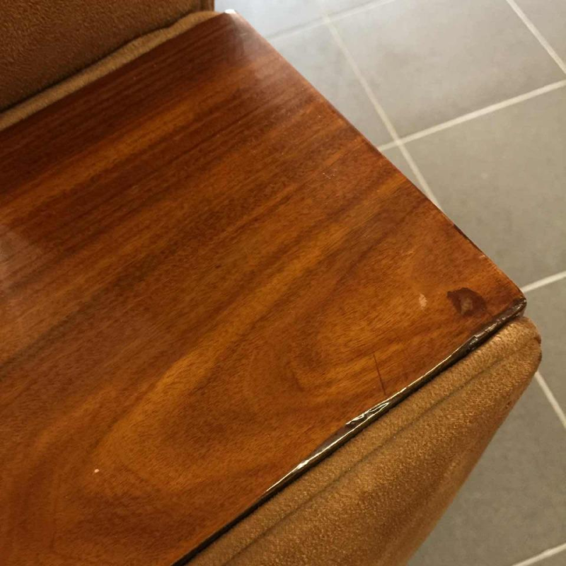 Paar Modernistische Kubistische Art Déco Clubs / Fauteuils, Alcantara, 1930