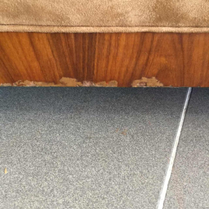 Paire de Clubs / Fauteuils Art Déco Cubistes Modernistes, Alcantara Noyer, 1930