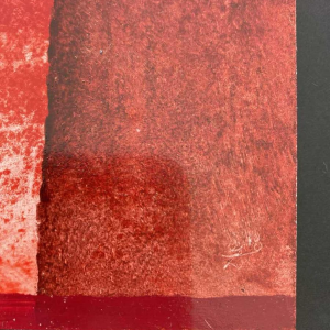 Jacques Zimmermann, abstract painting, oil on paper N°32