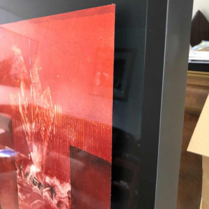 Jacques Zimmermann, peinture abstraite, huile sur papier N°32