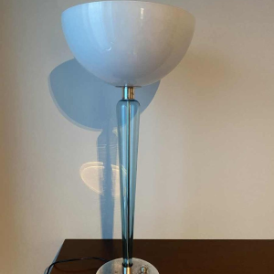 Jeannot Cerutti voor VeArt 'Coppa' lamp in geblazen glas, ca 1980