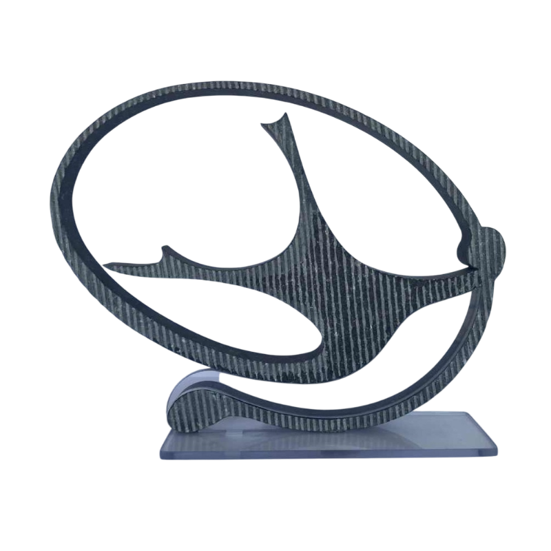 Halinka Jakubowska "Mobirone" sculpture en pierre granit, 2013