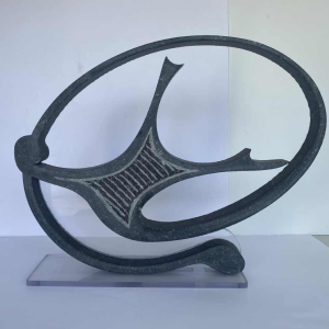 Halinka Jakubowska "Mobirone" sculpture en pierre granit, 2013