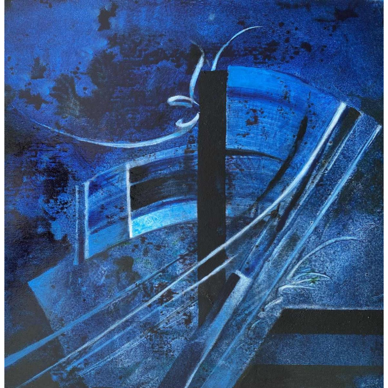 Jacques Zimmermann, abstract painting, oil on canvas, 2015