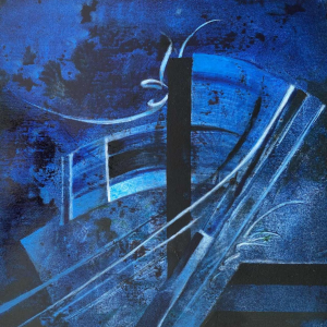 Jacques Zimmermann, abstract schilderij, olieverf op doek, 2015