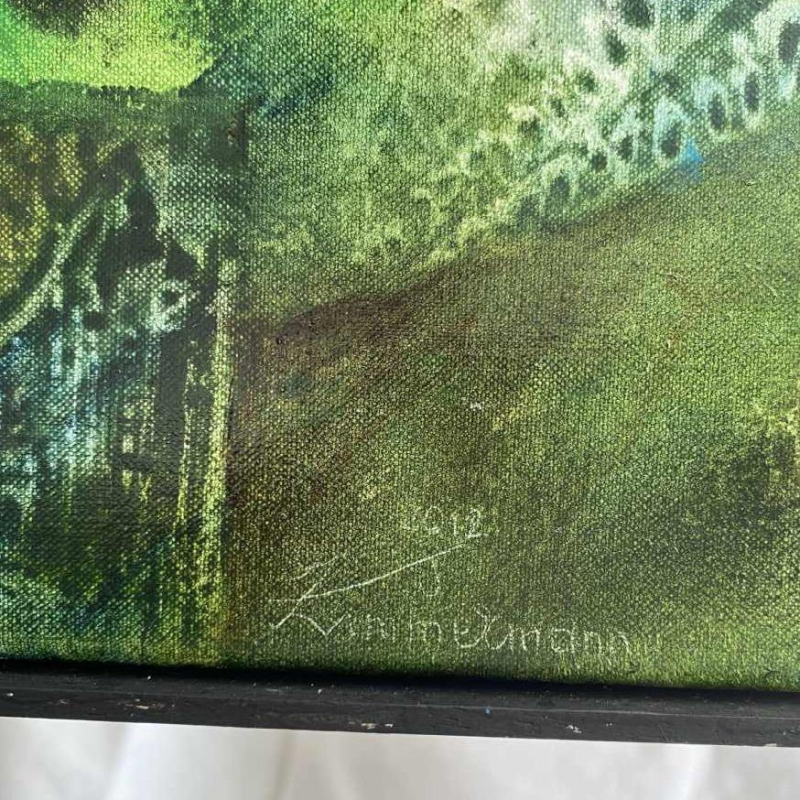 Jacques Zimmermann ‘Gardens of the Argonauts’, painting oil on canvas, 21st c