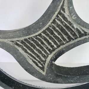 Halinka Jakubowska ‘Mobirone’ sculpture in granite stone, 2013