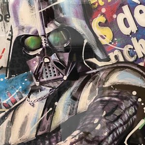 Robert SHARRA (1959-) : « Dark Vador et la statue de la liberté » pièce unique