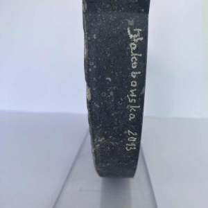 Halinka Jakubowska ‘Mobirone’ sculpture in granite stone, 2013