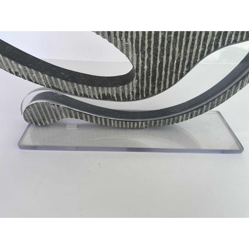 Halinka Jakubowska "Mobirone" sculpture en pierre granit, 2013