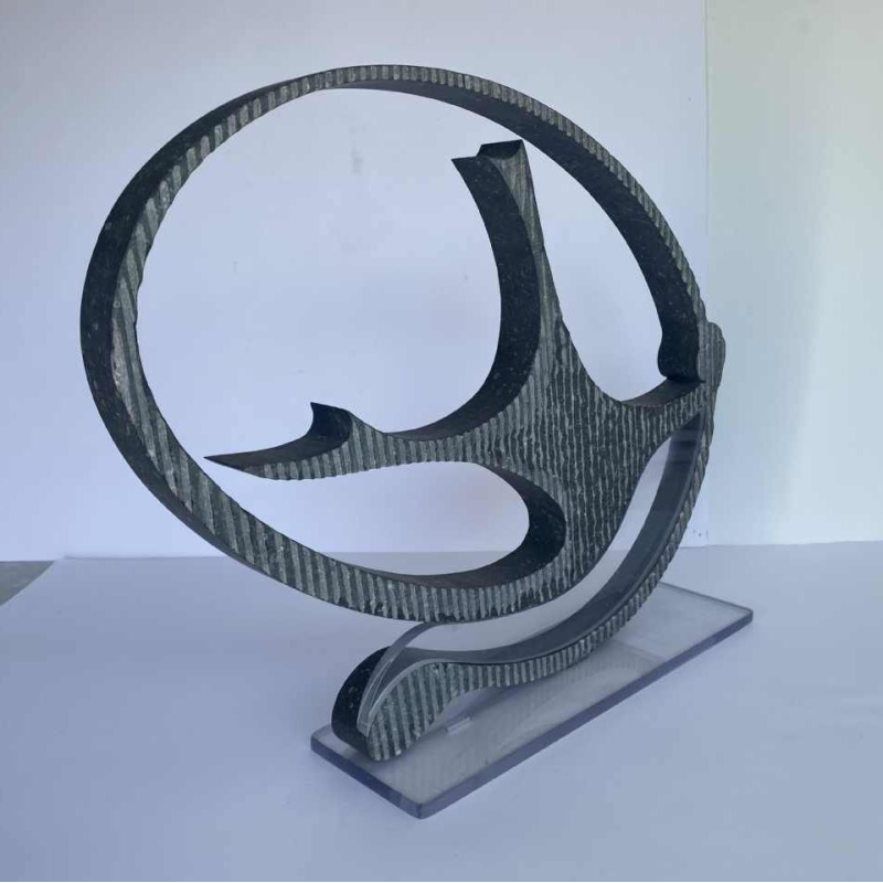 Halinka Jakubowska "Mobirone" sculpture en pierre granit, 2013