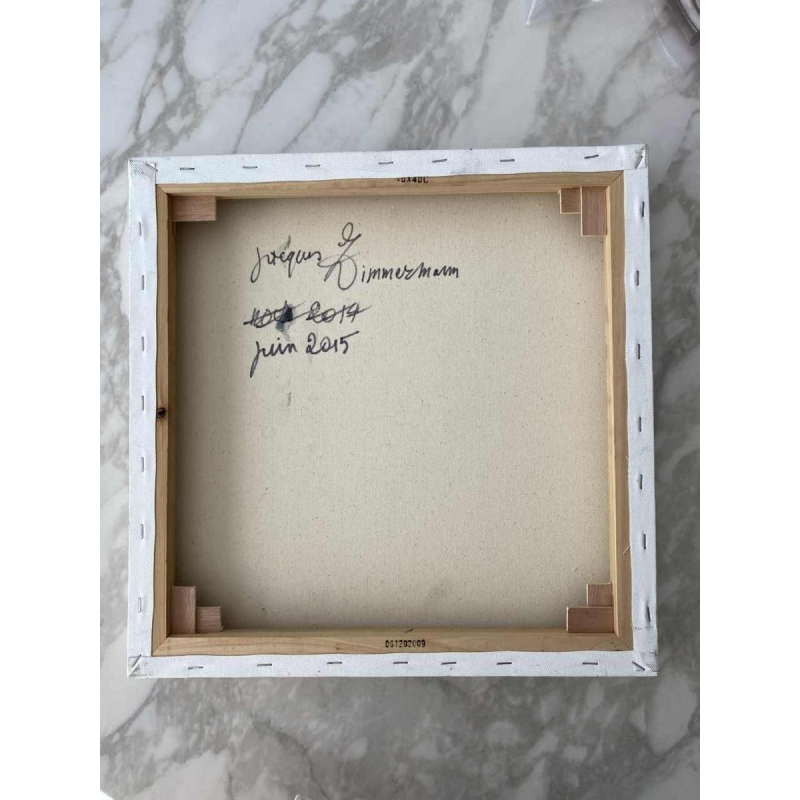 Jacques Zimmermann, abstract schilderij, olieverf op doek, 2015