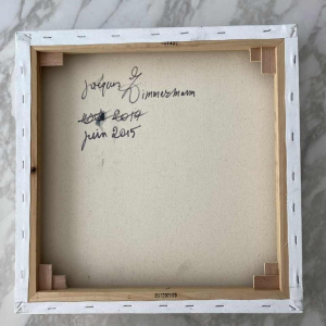 Jacques Zimmermann, abstract schilderij, olieverf op doek, 2015