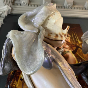 REMO PINTUS 'Couple with shells' Fantastic Surrealist Polystirolo Sculpture, 70s