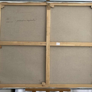 Jacques Zimmermann "jardins des argonautes", peinture huile sur toile, XXIe s