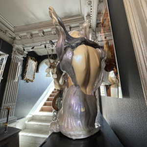 REMO PINTUS 'Couple with shells' Fantastic Surrealist Polystirolo Sculpture, 70s