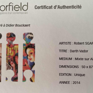 Robert SGARRA (1959-) : « Dark Vador et la statue de la liberté » pièce unique