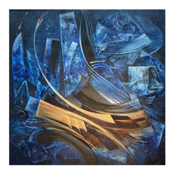 Jacques Zimmermann, abstract painting, oil on canvas