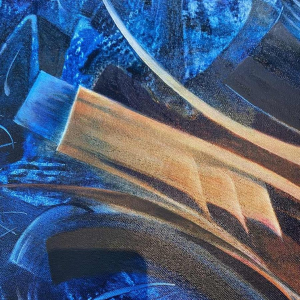 Jacques Zimmermann, abstract painting, oil on canvas