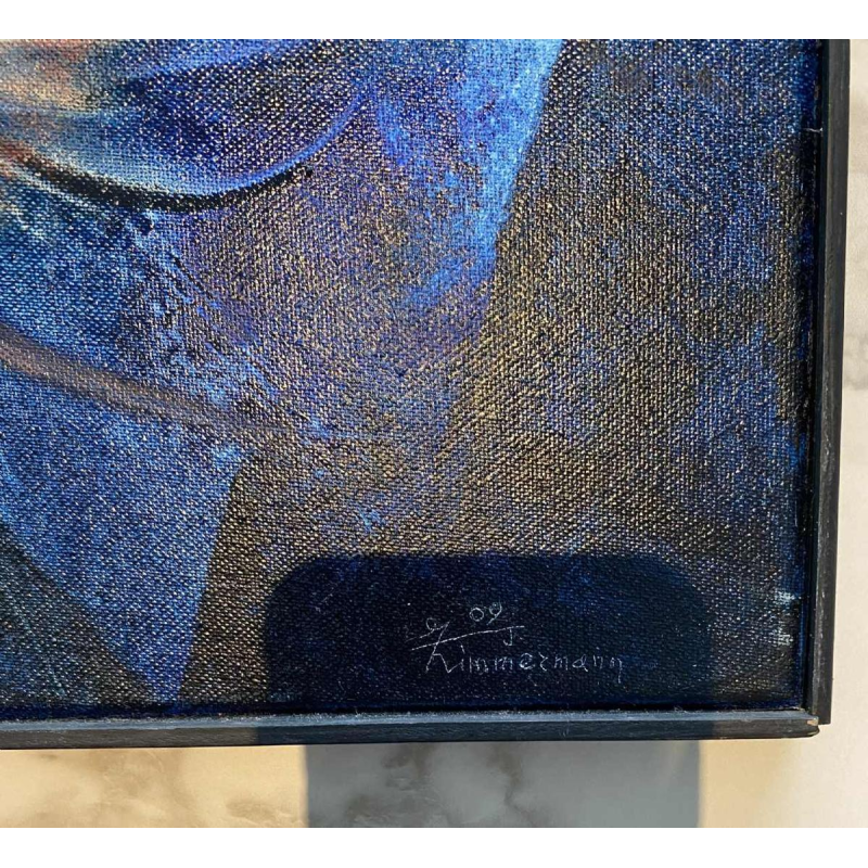 Jacques Zimmermann, abstract schilderij, olieverf op doek