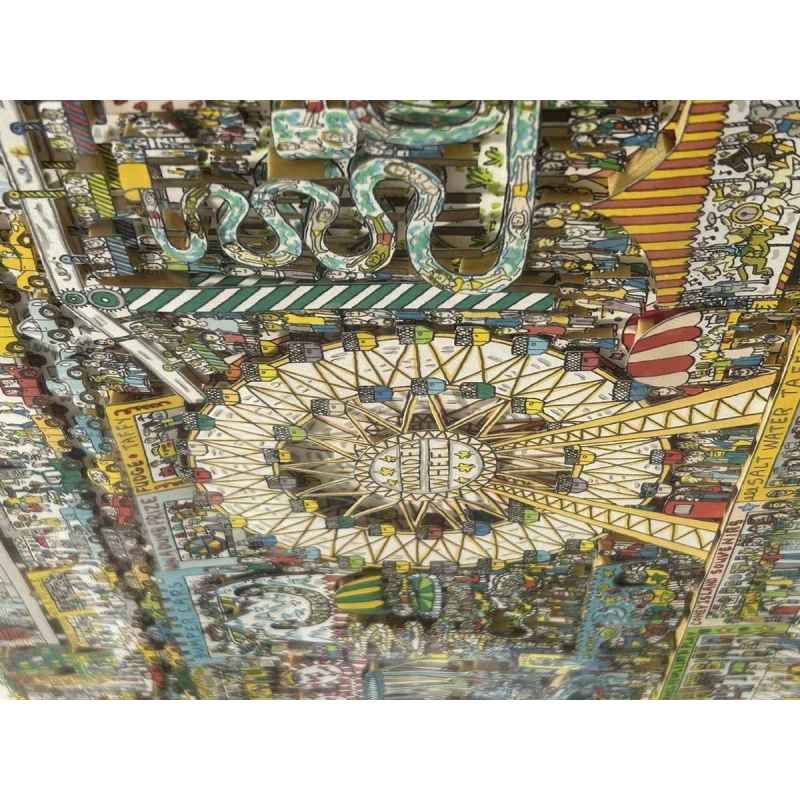 James Rizzi « The last stop is Coney island », sérigraphie 3D signée, numérotée 258/350, datée de 2003