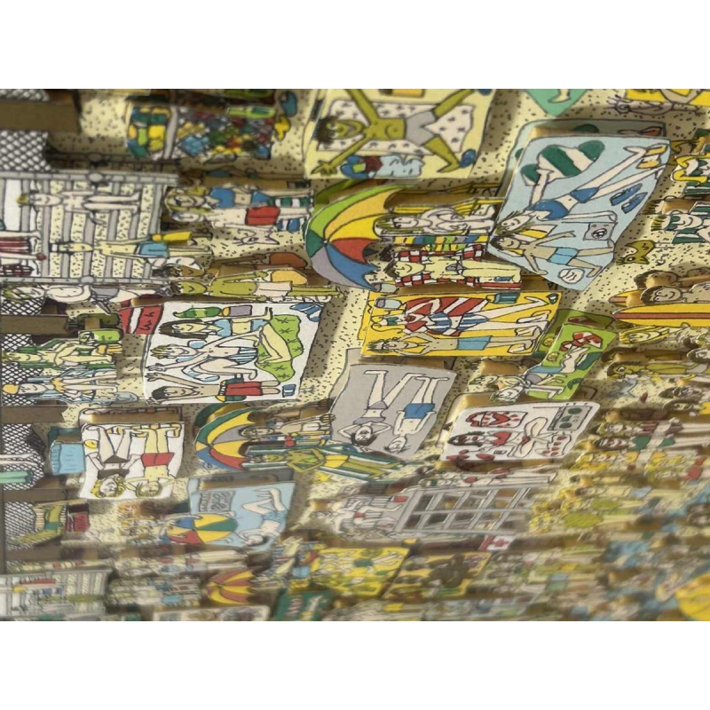 James Rizzi The last stop is Coney island, 3D serigraph signed, numbered 258/350, dated 2003