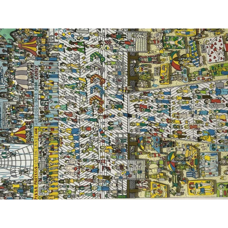 James Rizzi « The last stop is Coney island », sérigraphie 3D signée, numérotée 258/350, datée de 2003