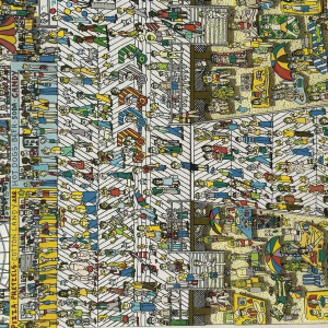 James Rizzi The last stop is Coney island, 3D serigraph signed, numbered 258/350, dated 2003