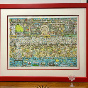 James Rizzi The last stop is Coney island, 3D serigraph signed, numbered 258/350, dated 2003