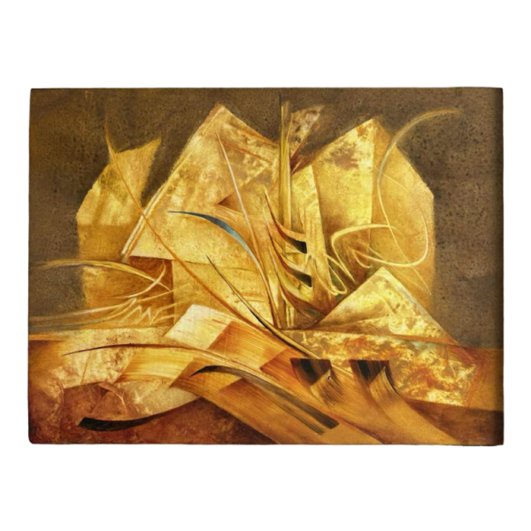 Jacques Zimmermann "Garden of Volatile Mirrors", oil on canvas