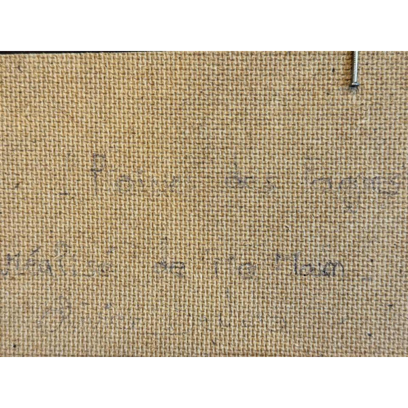 Olivier De Nato ‘Plaine des Fagnes’ painting oil on panel